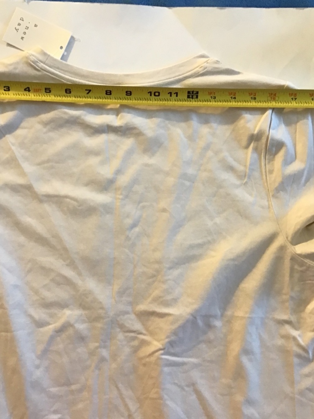 A New Day Womens Cream Colored Stretch T-Shirt Size XXL - Picture 7 of 9